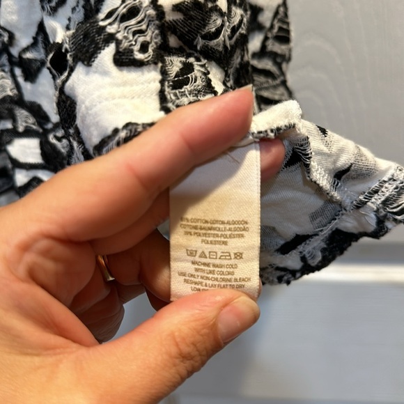 Free People Printed Halter Swing Dress Tunic S Pockets - Picture 7 of 7